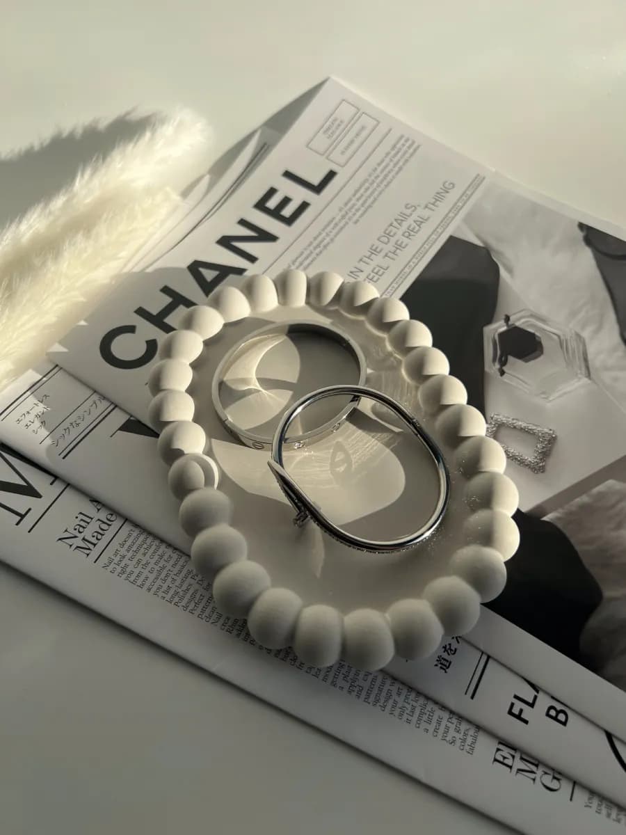 Подставка для украшений декоративная из гипса