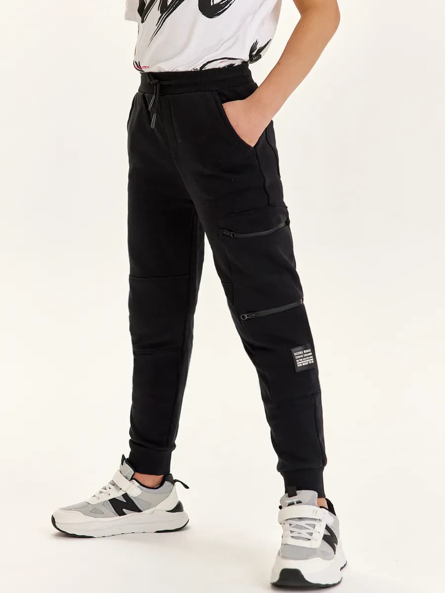 Брюки джоггеры Slim fit с накладным карманом карго