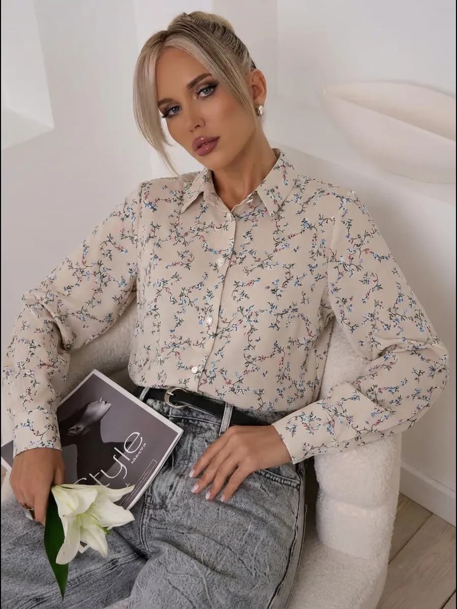 Блузка нарядная офисная