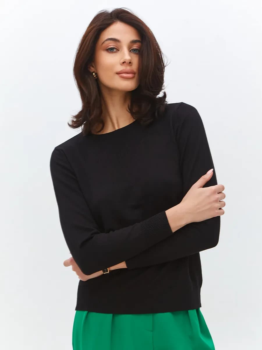 Джемпер кофта с длинным рукавом офисный