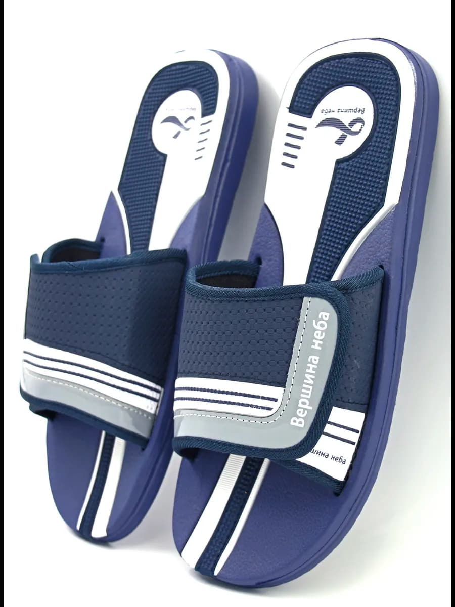 Шлепки на липучке - фото 1