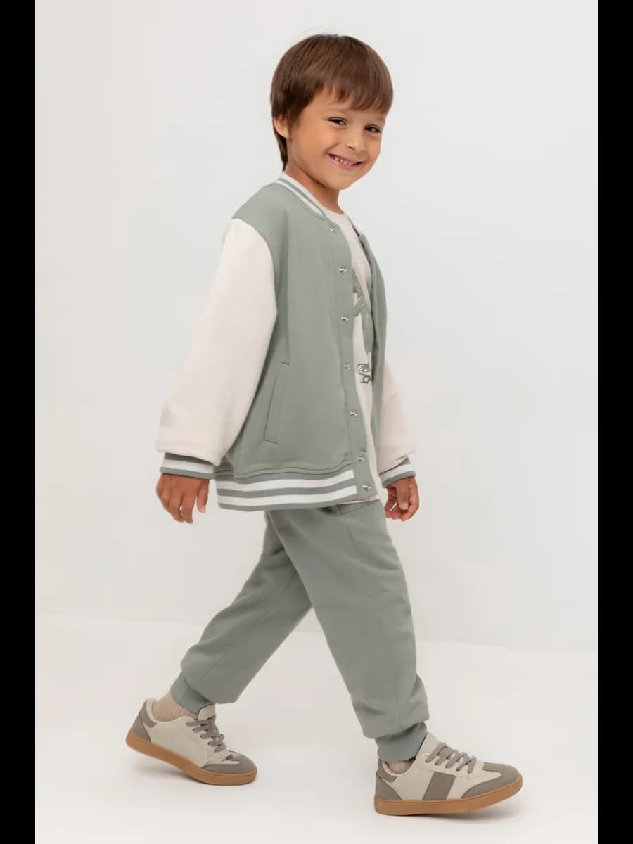 Джоггеры хлопковые на резинке для мальчика