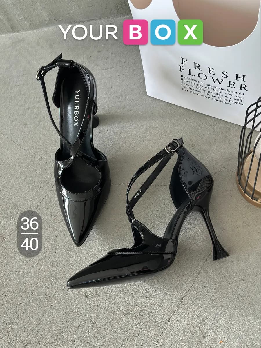 Вечерние туфли на шпильке - фото 1