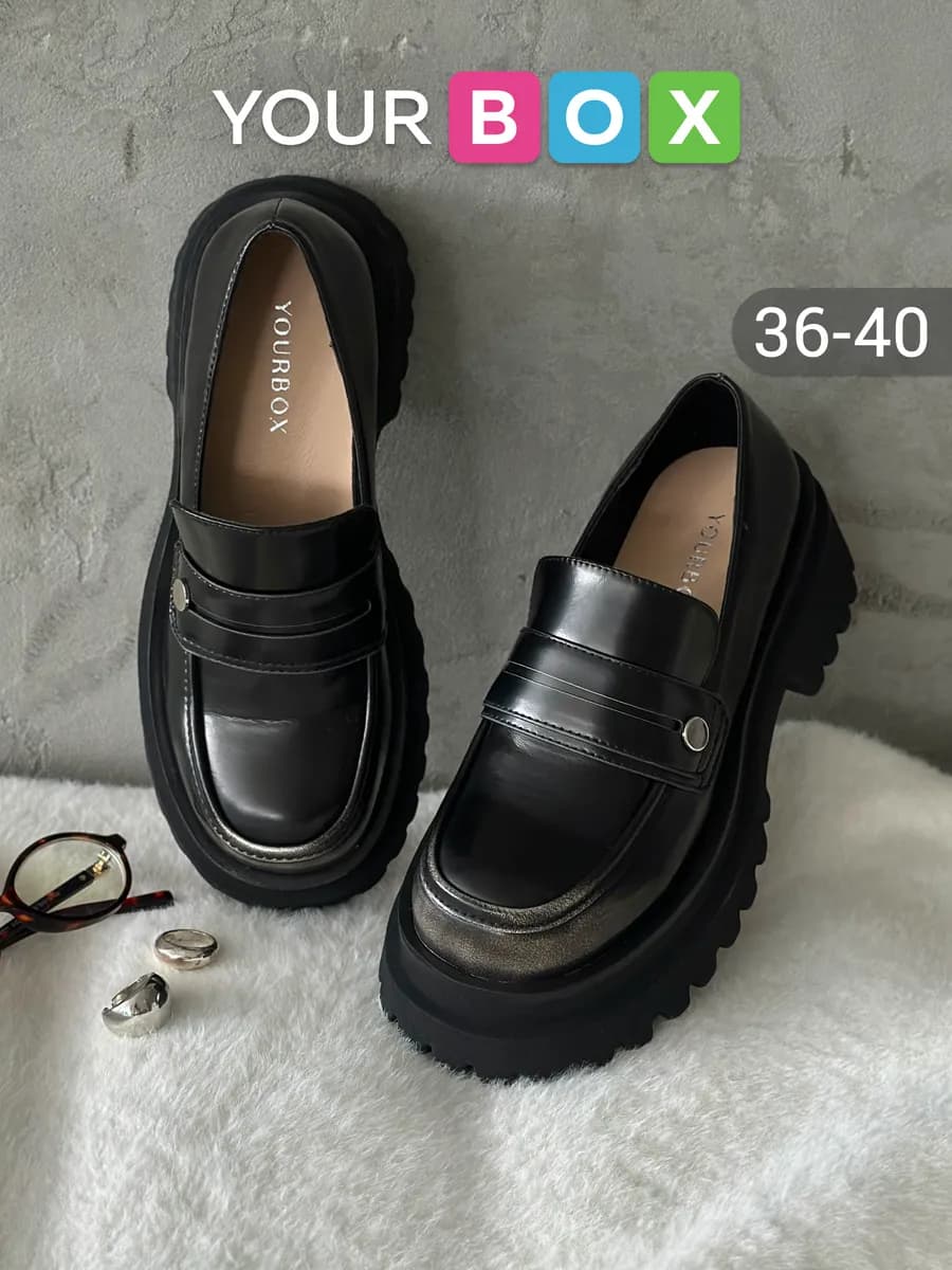 Лоферы на платформе