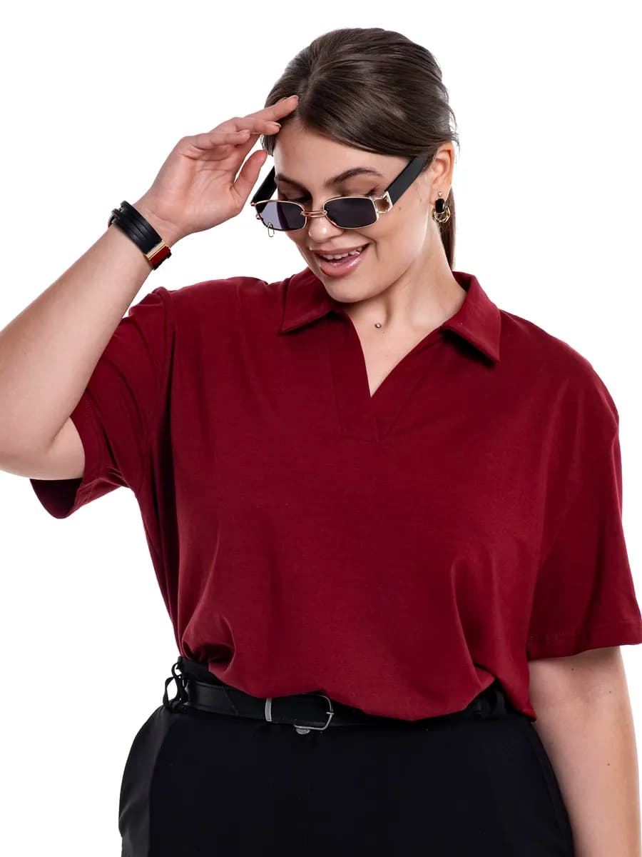 Футболка поло больших размеров