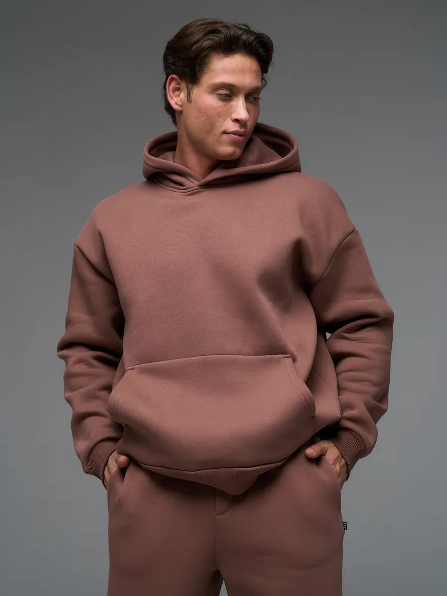 Худи мужское оверсайз с начесом