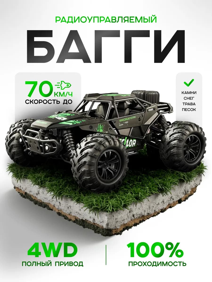 Машинка на радиоуправлении багги игрушка для мальчика