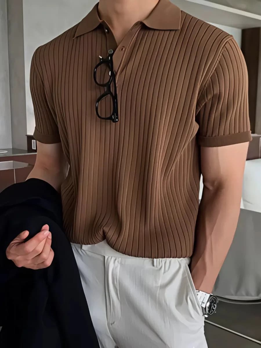 Футболка поло с коротким рукавом