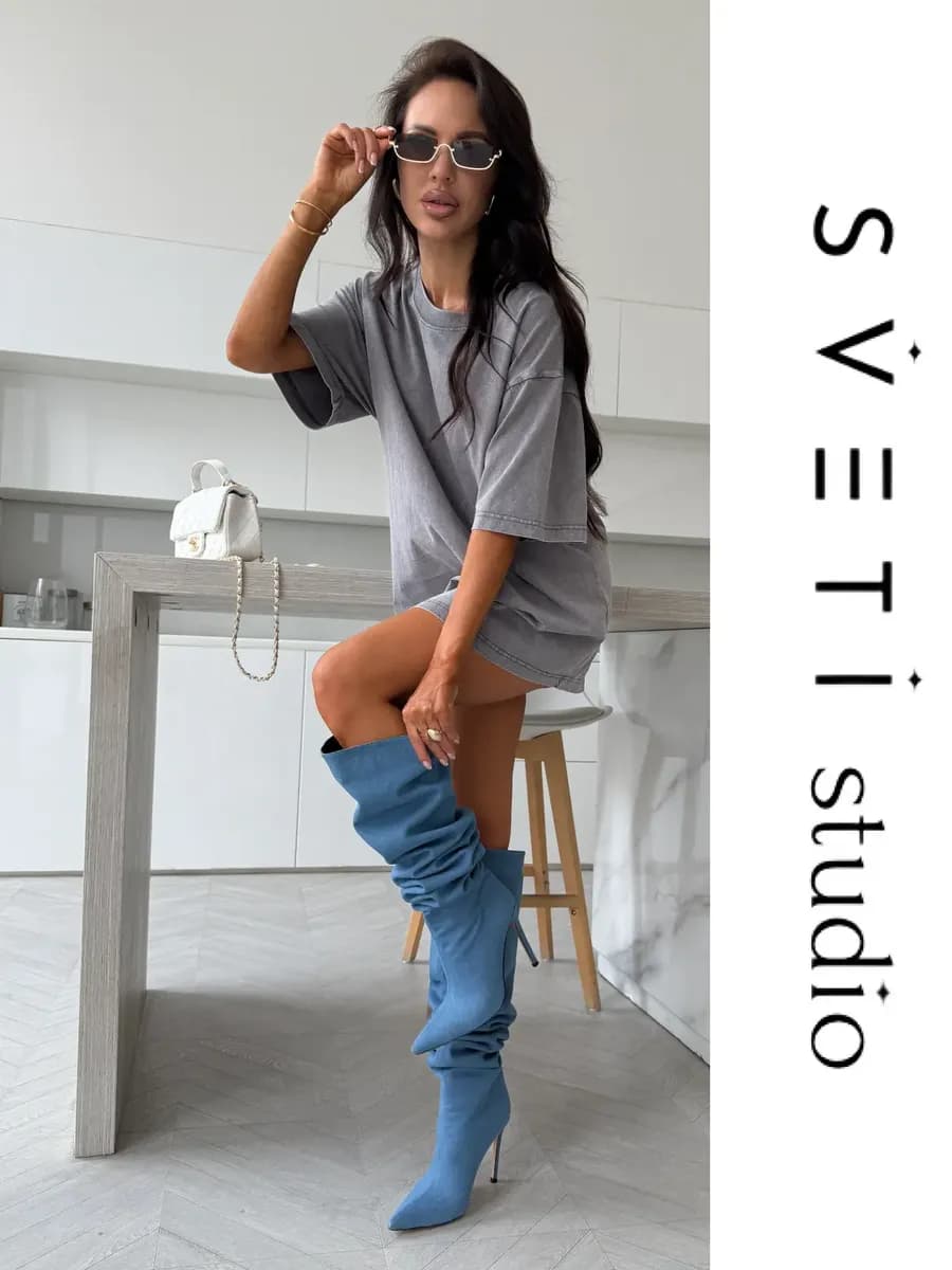 Футболка серая варенка оверсайз