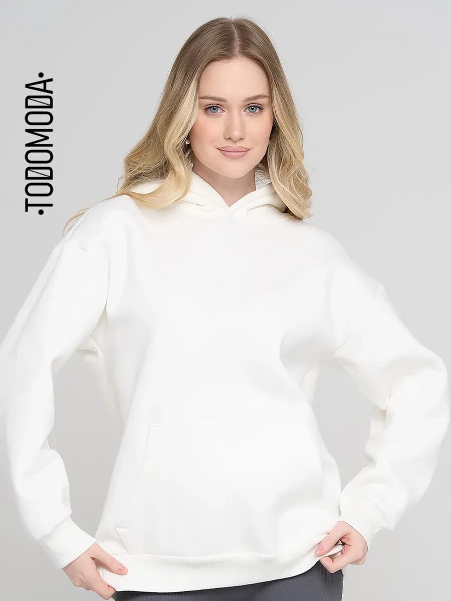 Худи женское с начесом с капюшоном