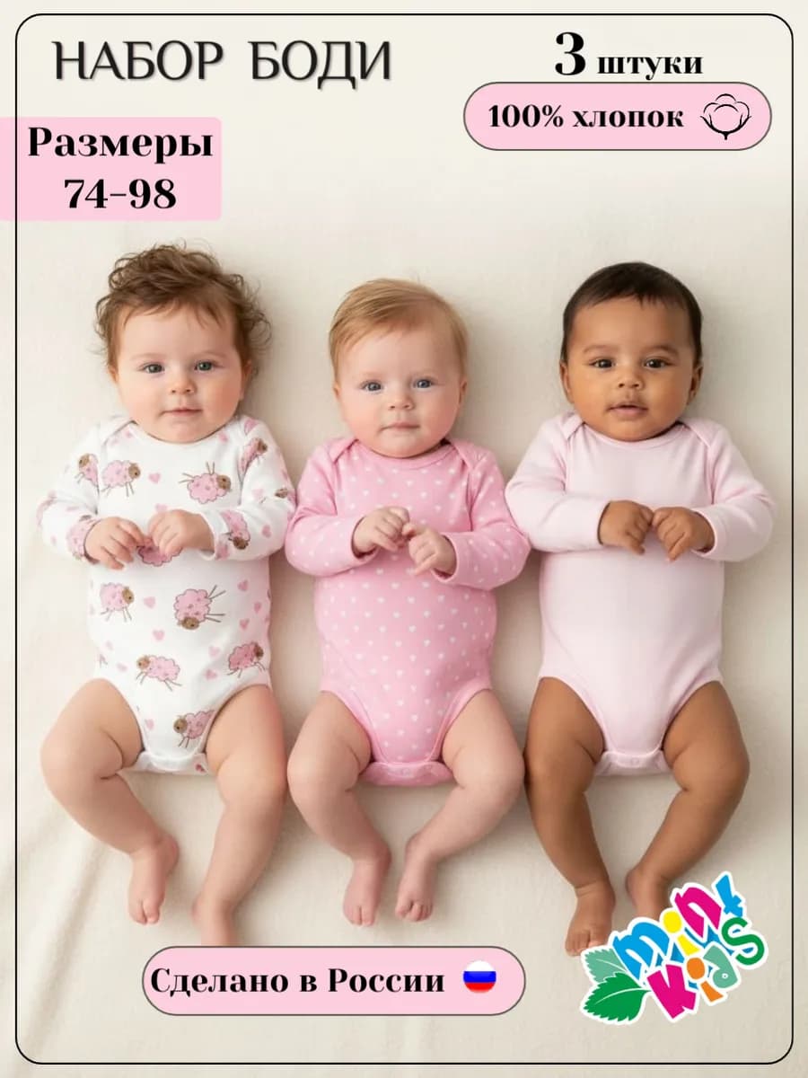 Боди для новорожденных