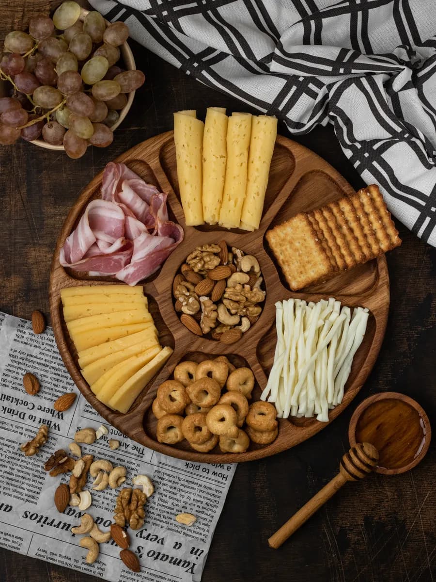 Менажница деревянная дуб