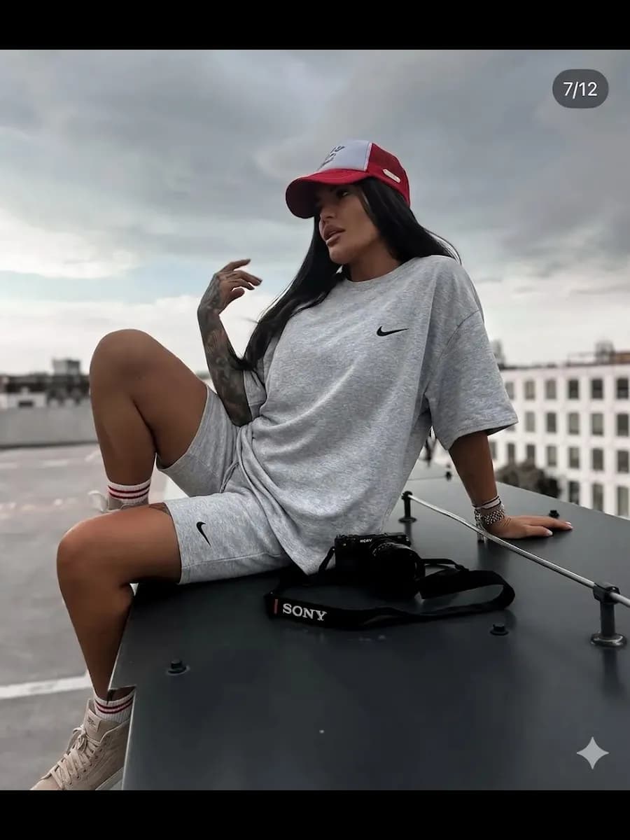 Спортивный костюм оверсайз