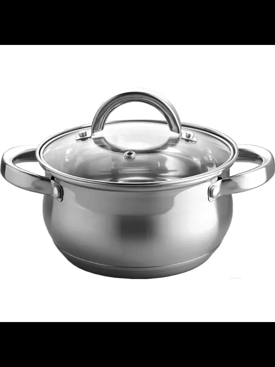 Кастрюля BE-143 2 Кастрюля из нерж стали 1,9 л - фото 1