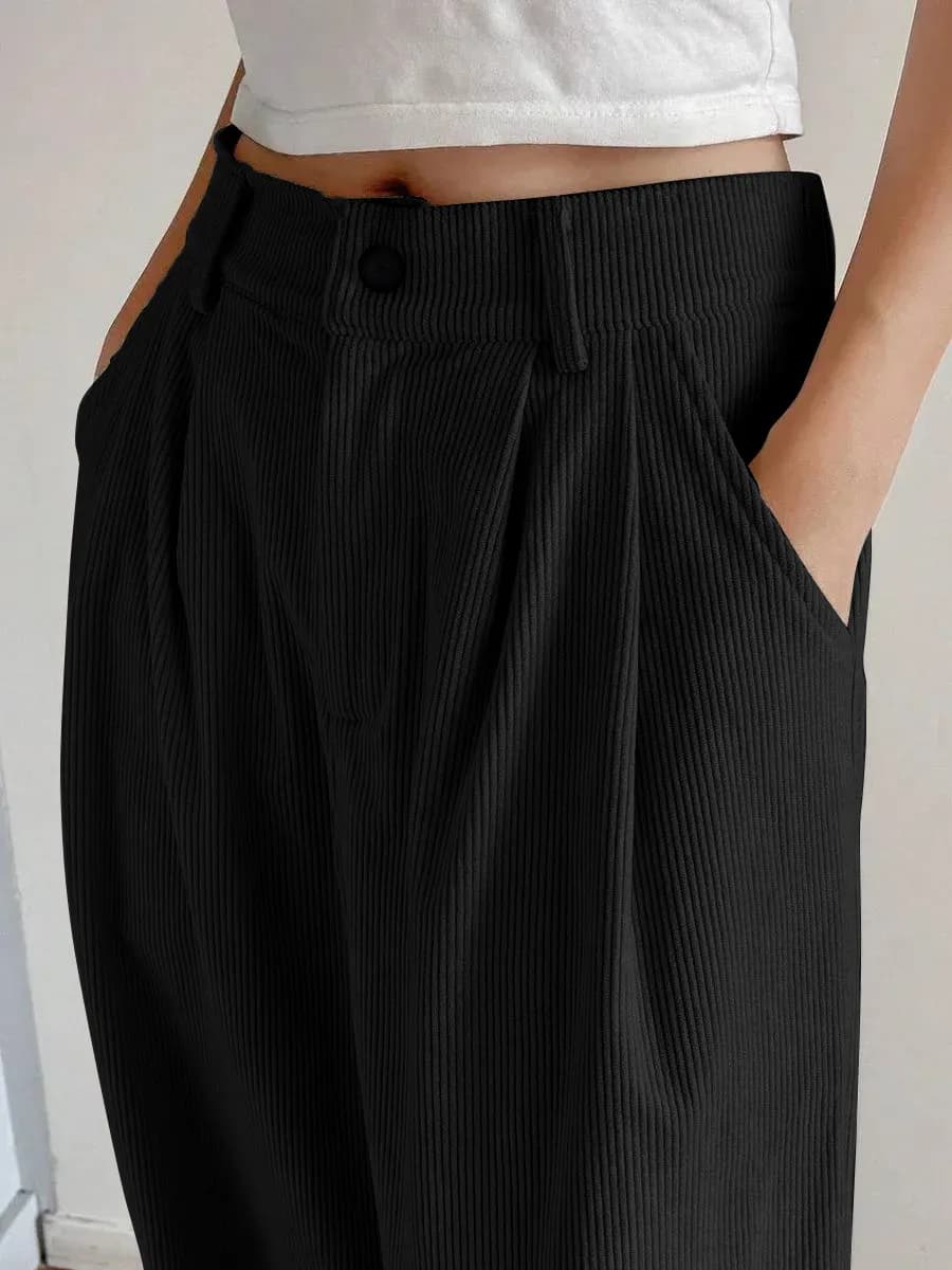 Брюки классические палаццо прямые