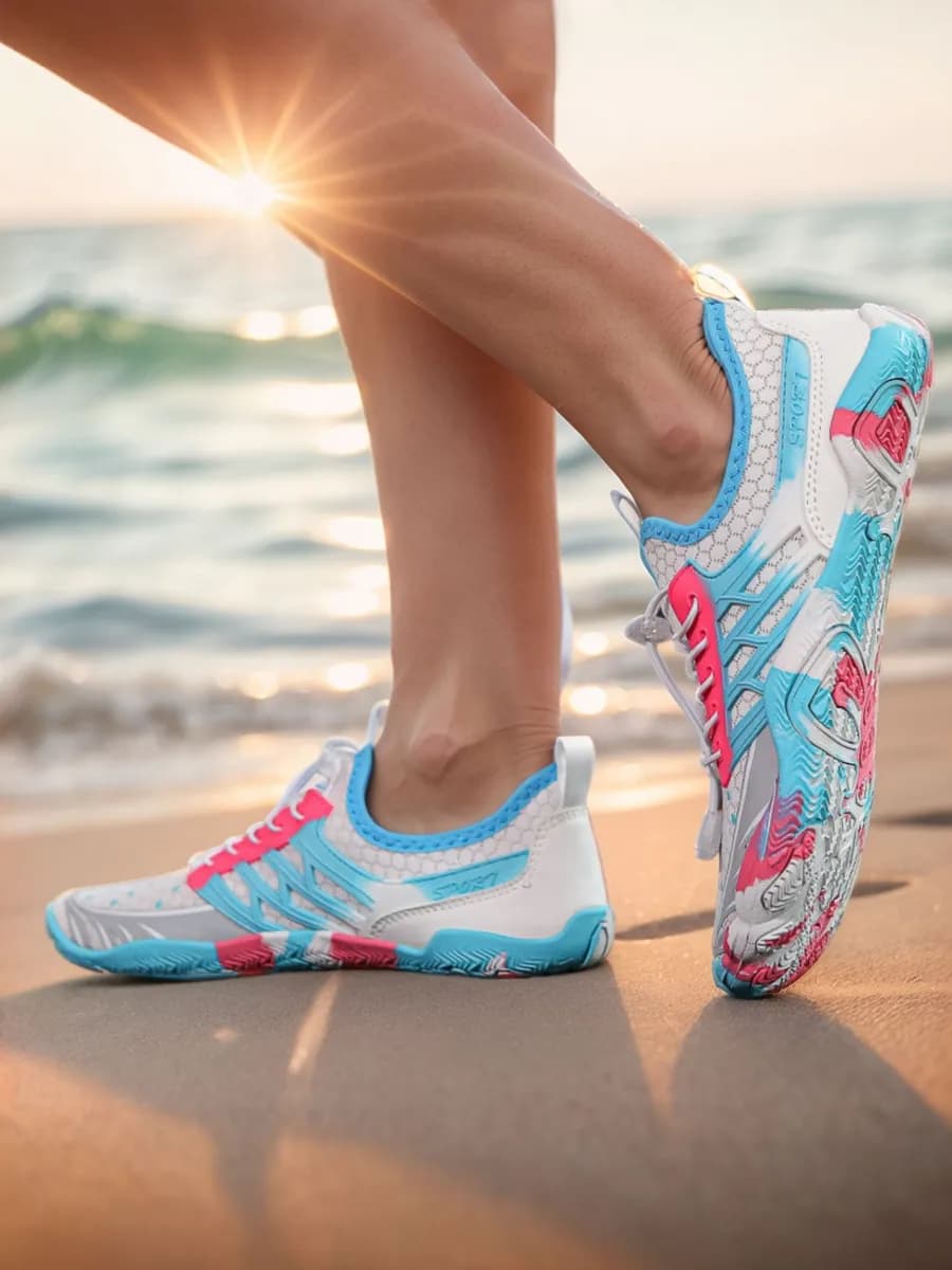 Аквасоки взрослые для моря и пляжа обувь пляжная спортивная - фото 1