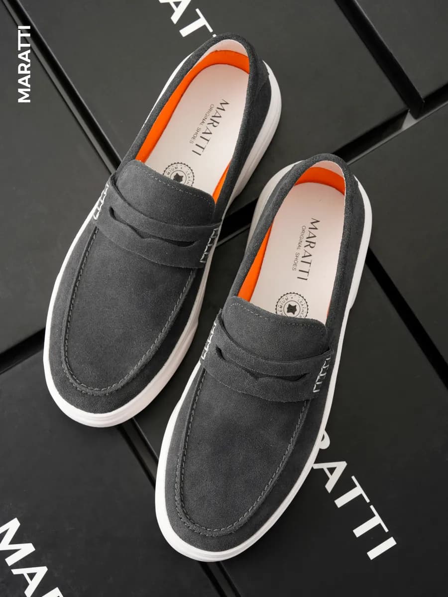 Мокасины кедные из натуральной замши