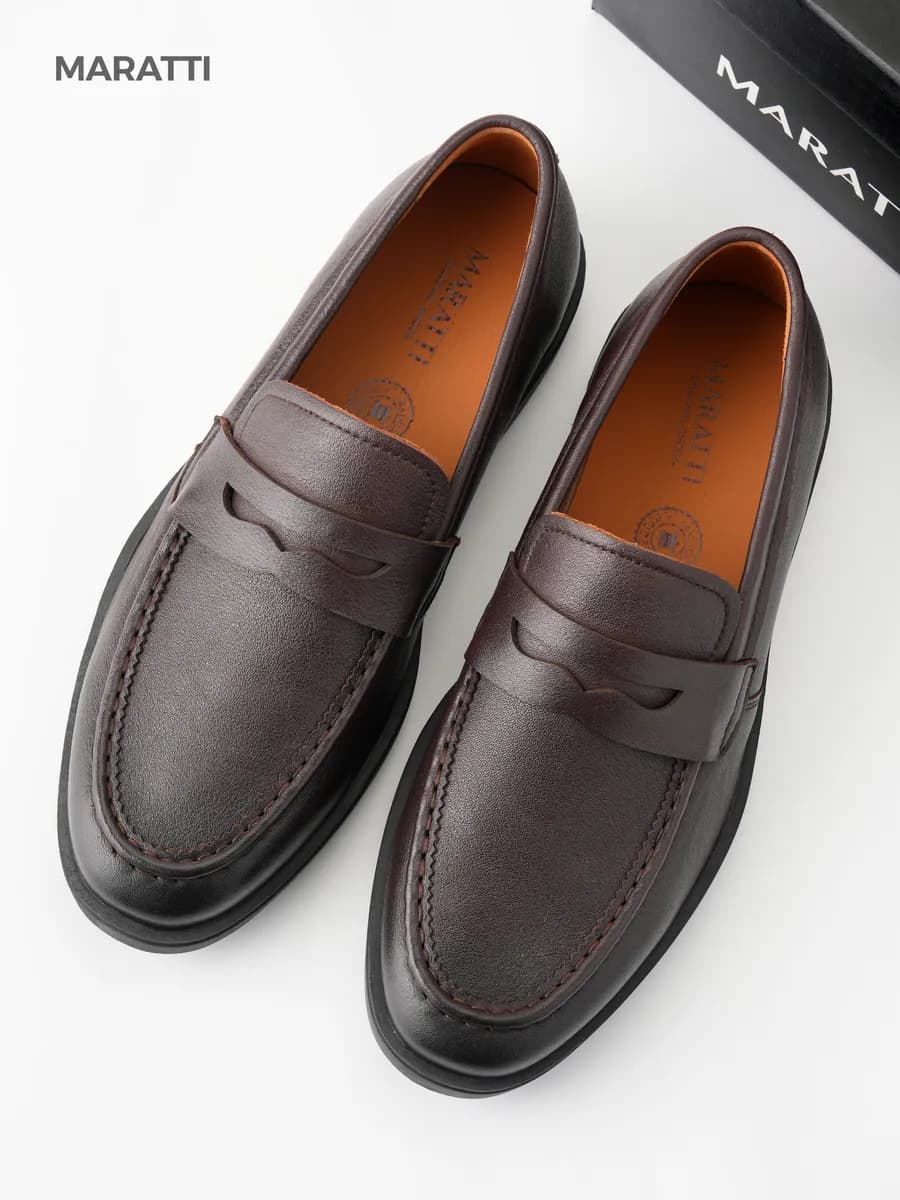 Лоферы из натуральной кожи - фото 1