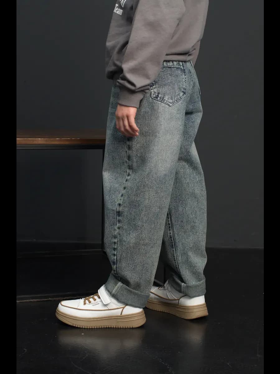 Джинсы багги