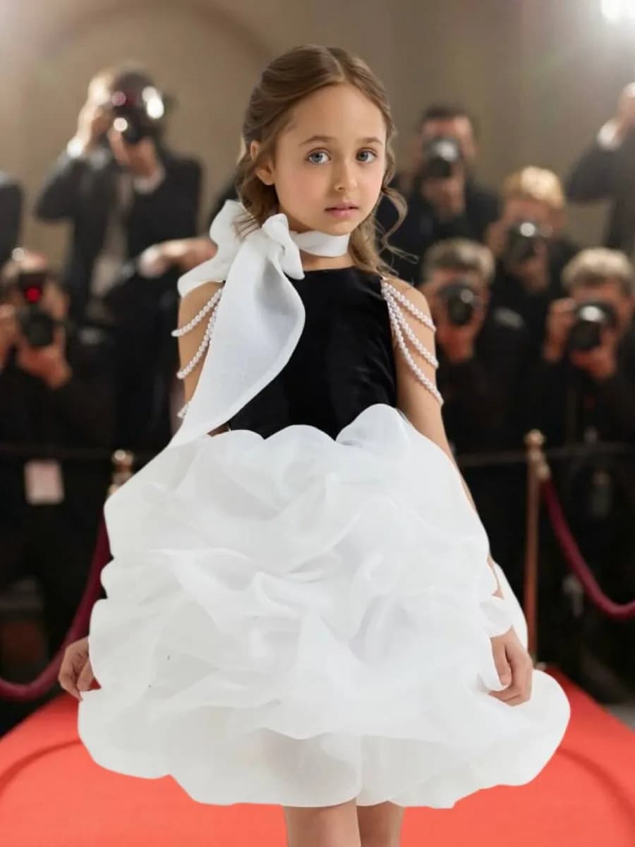 Нарядное платье пышное на выпускной и утренник