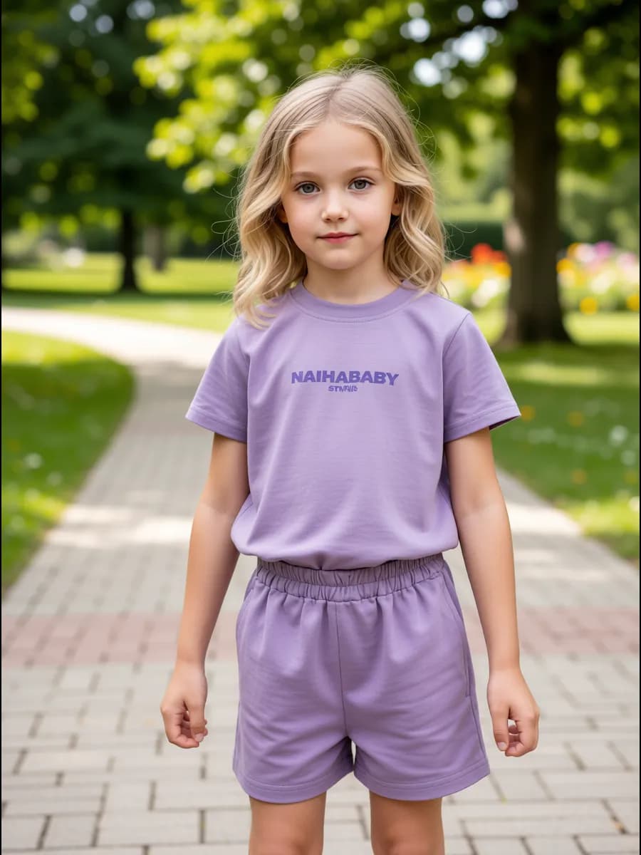 Костюм детский футболка с шортами
