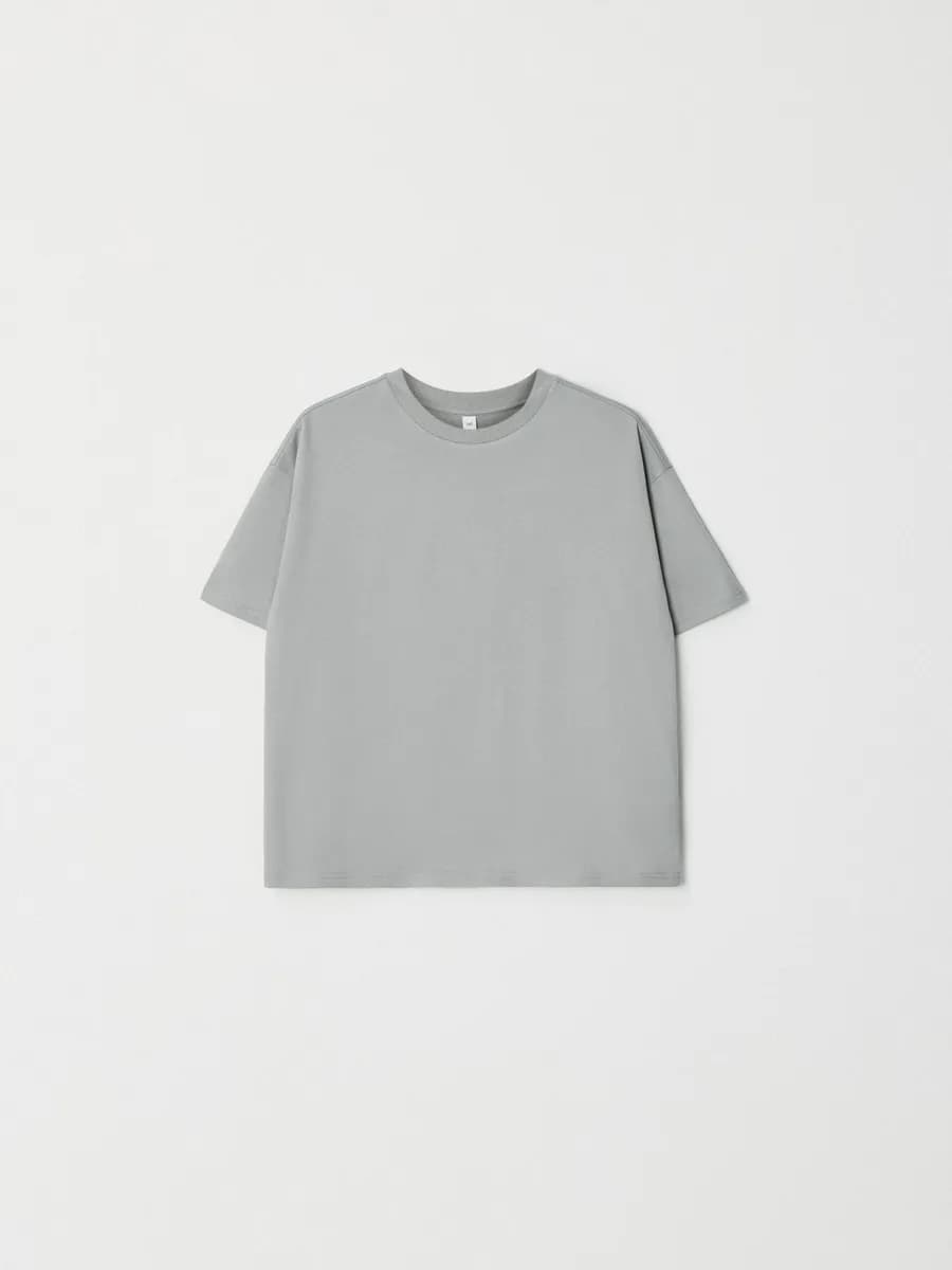 Футболка базовая однотонная хлопковая