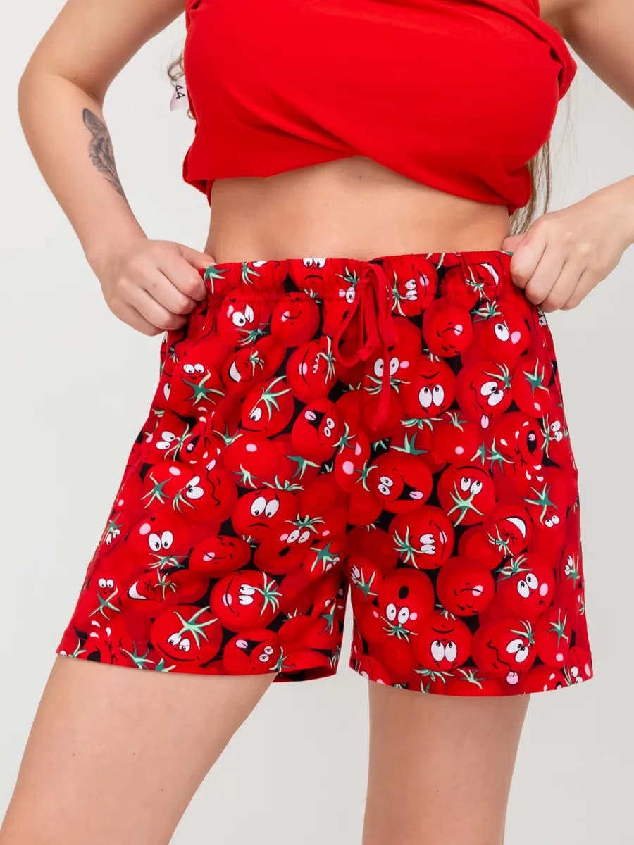 Шорты домашние пижамные