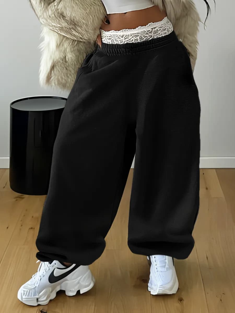 Брюки спортивные широкие для танцев