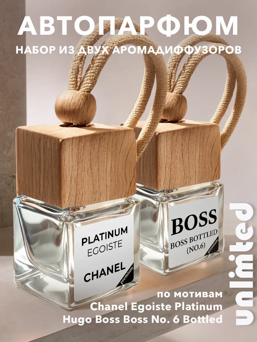 Ароматизатор в машину, автопарфюм - Boss & Chanel Egoiste