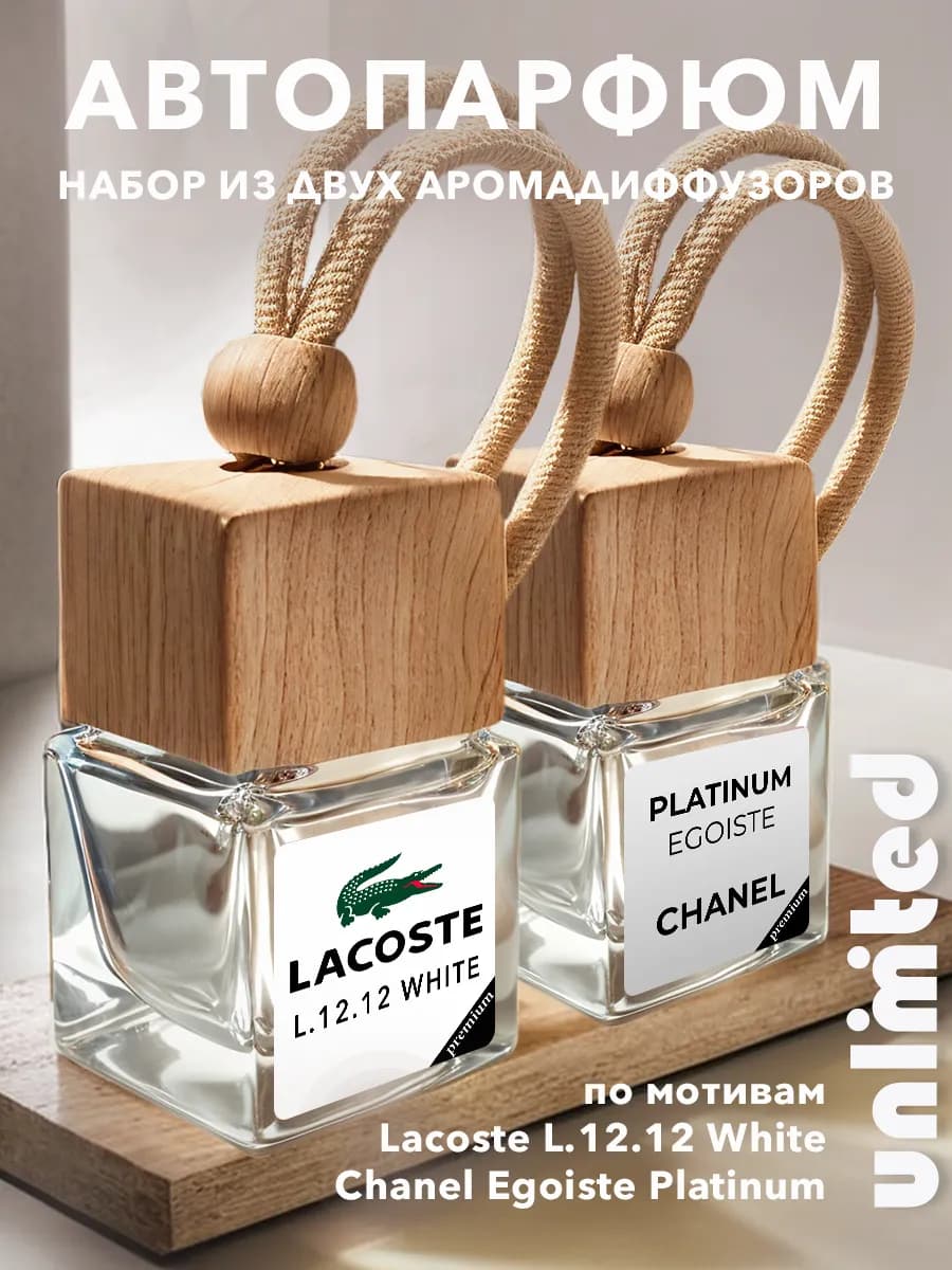 Ароматизатор в машину, автопарфюм - Lacoste & Chanel