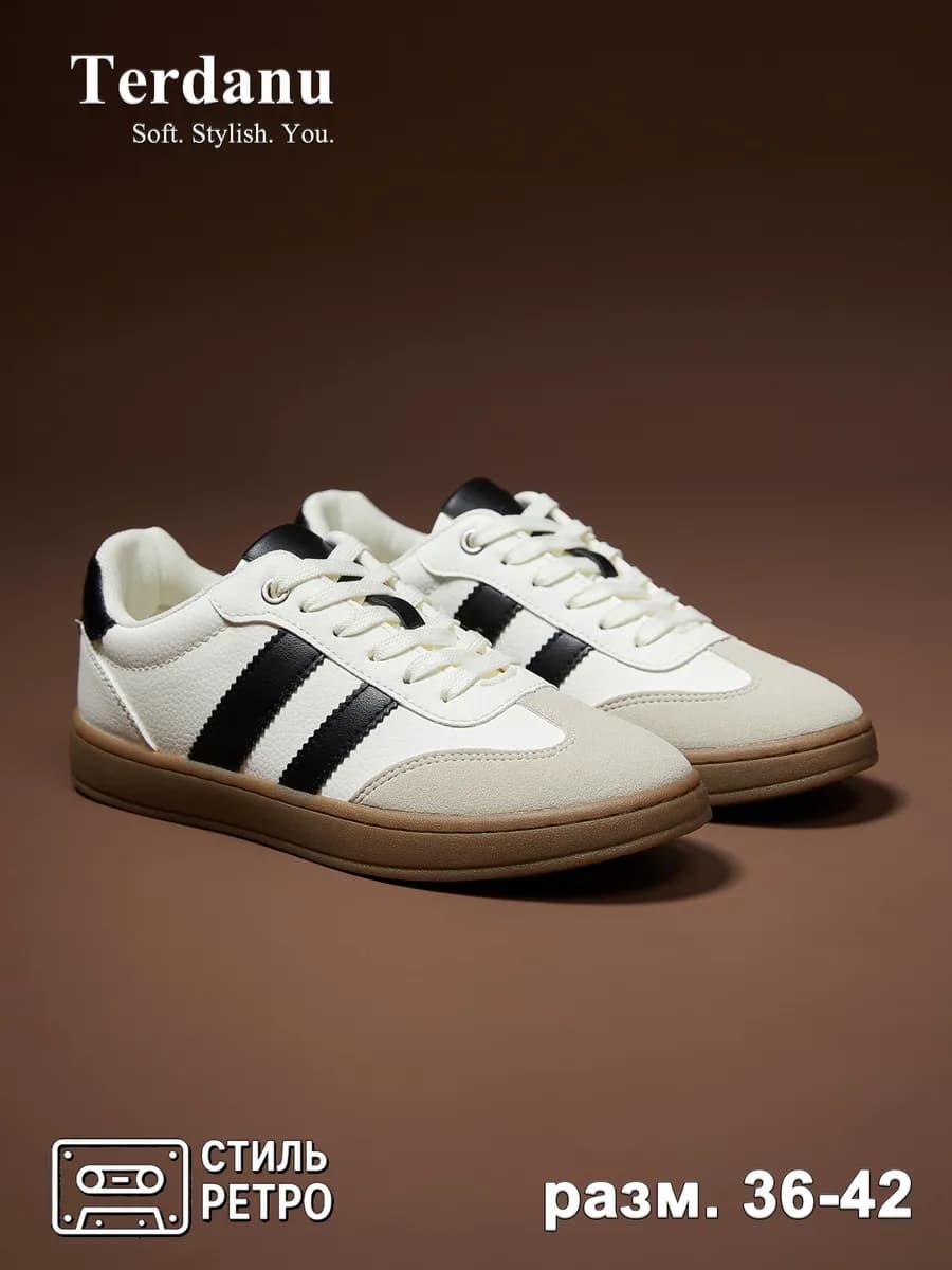 Классические ретро кроссовки самба повседневной носки