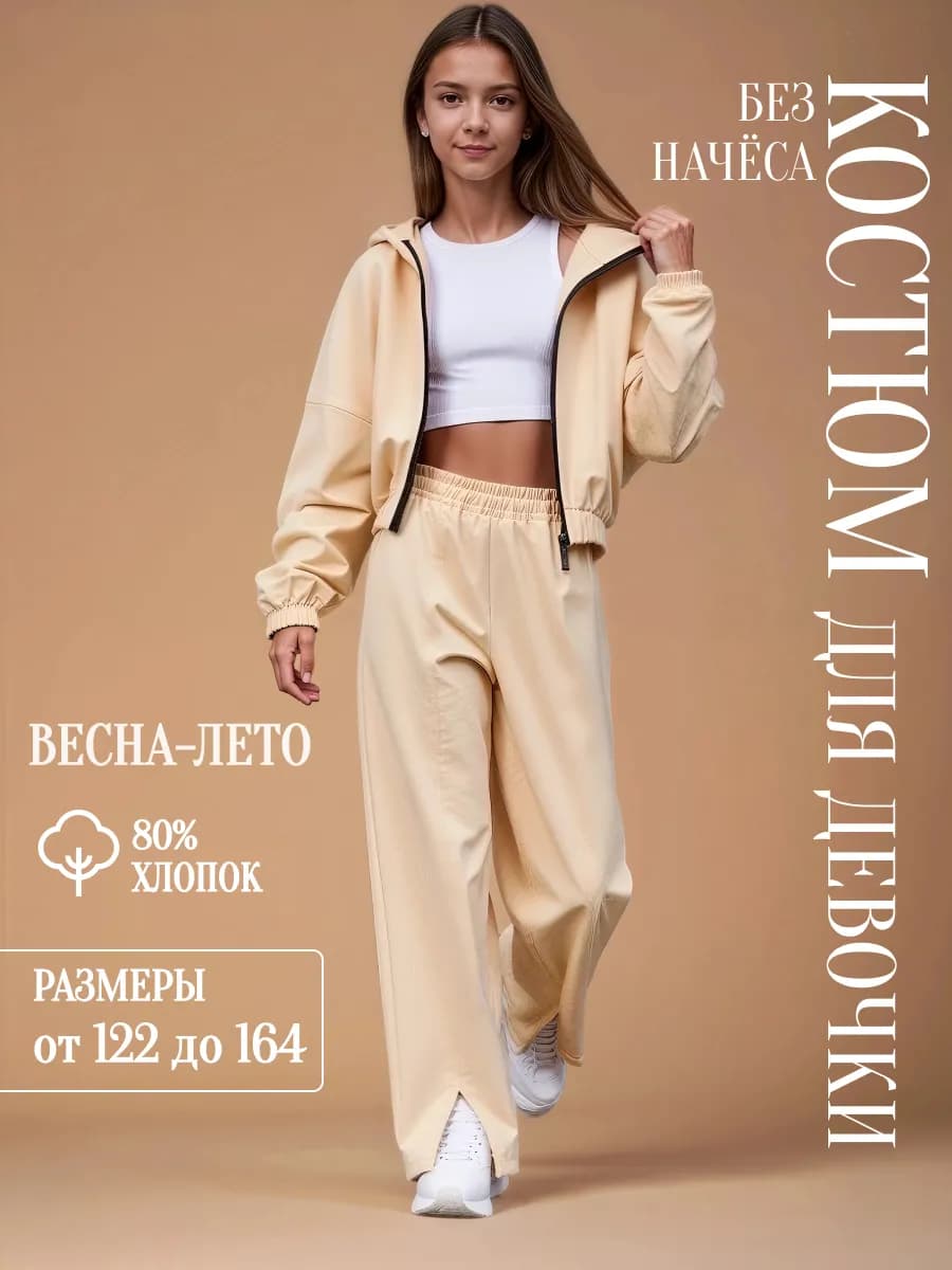 Костюм брючный спортивный без начеса