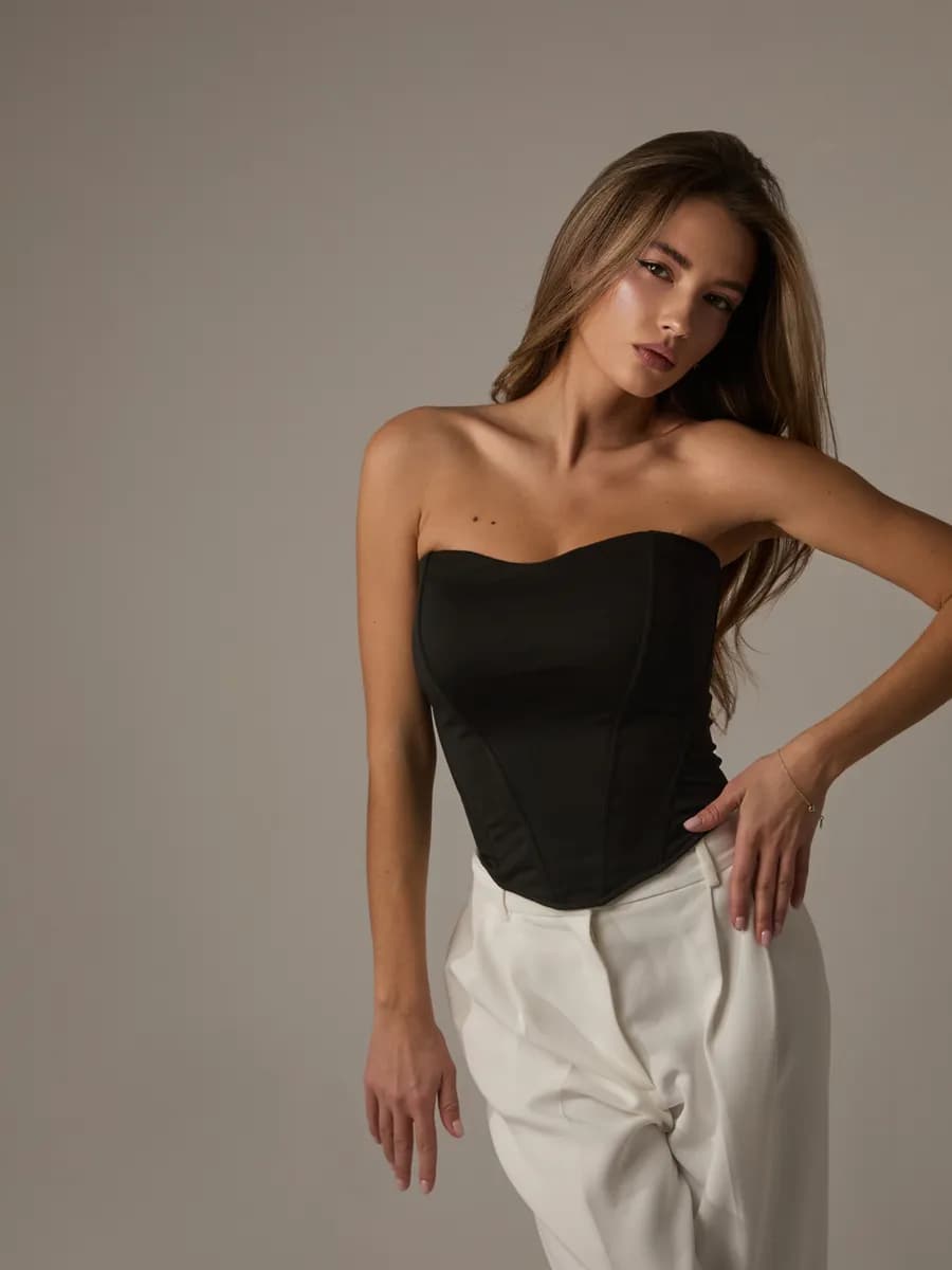 Корсет вечерний утягивающий на молнии