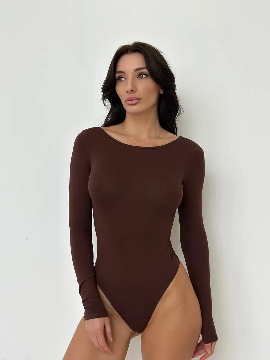 Боди женское с длинным рукавом