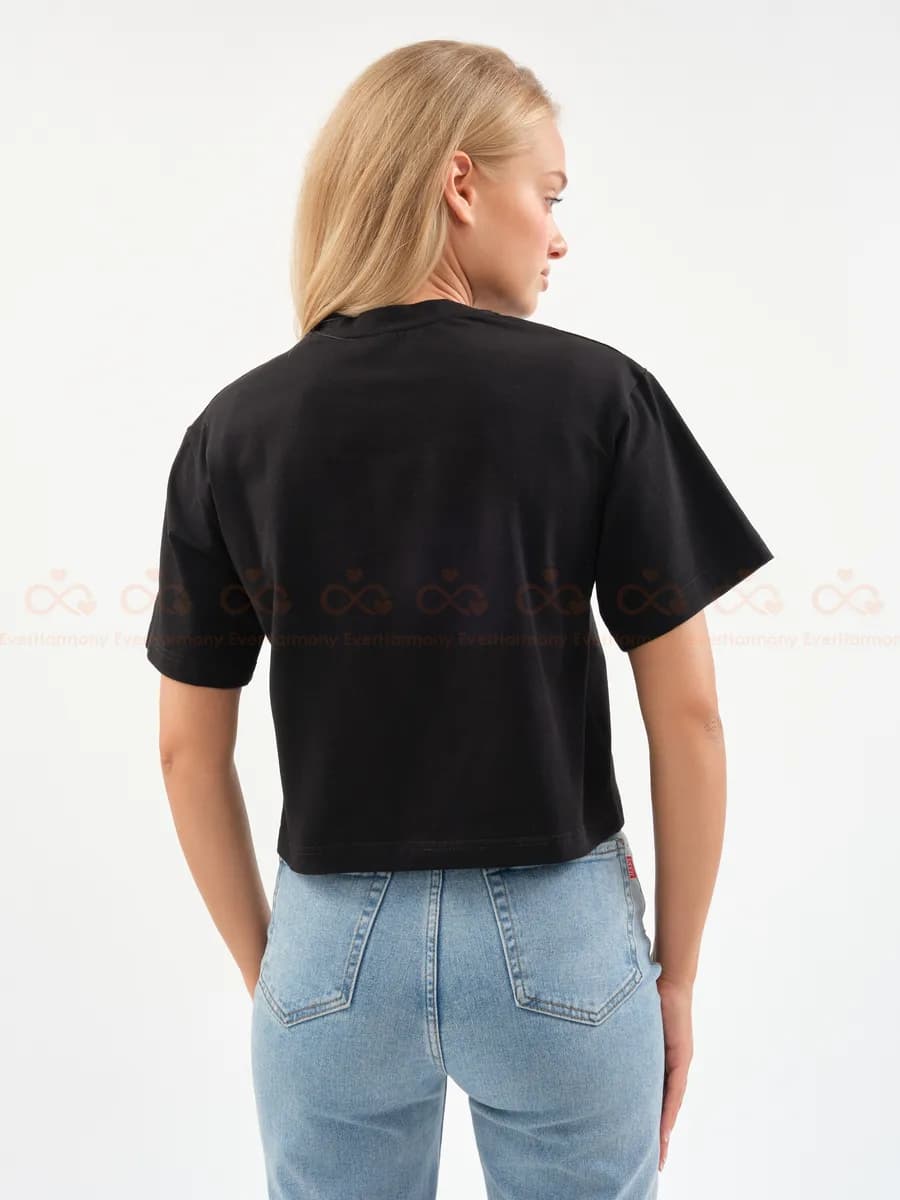 Премиум футболка оверсайз (с мелким принтом на воротнике)