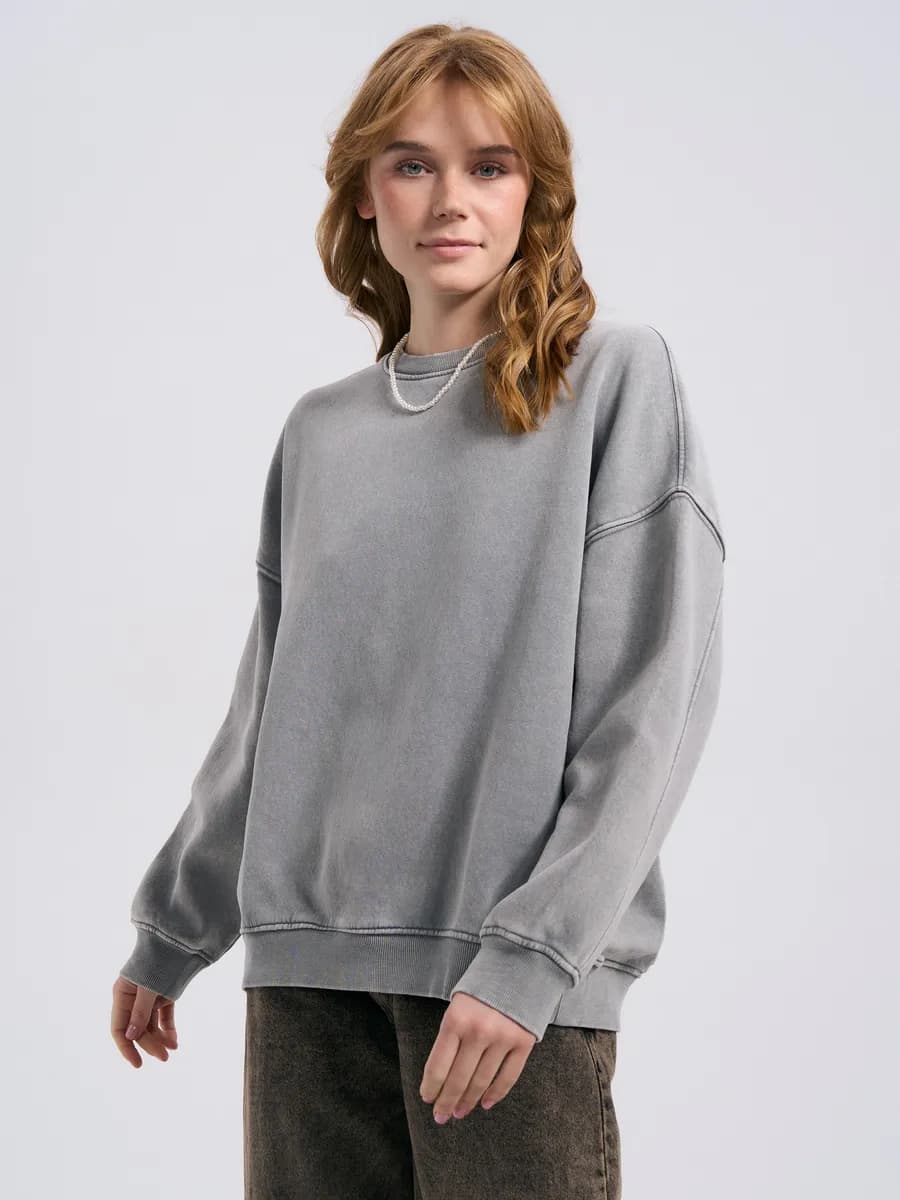 Утепленный свитшот варенка с начесом