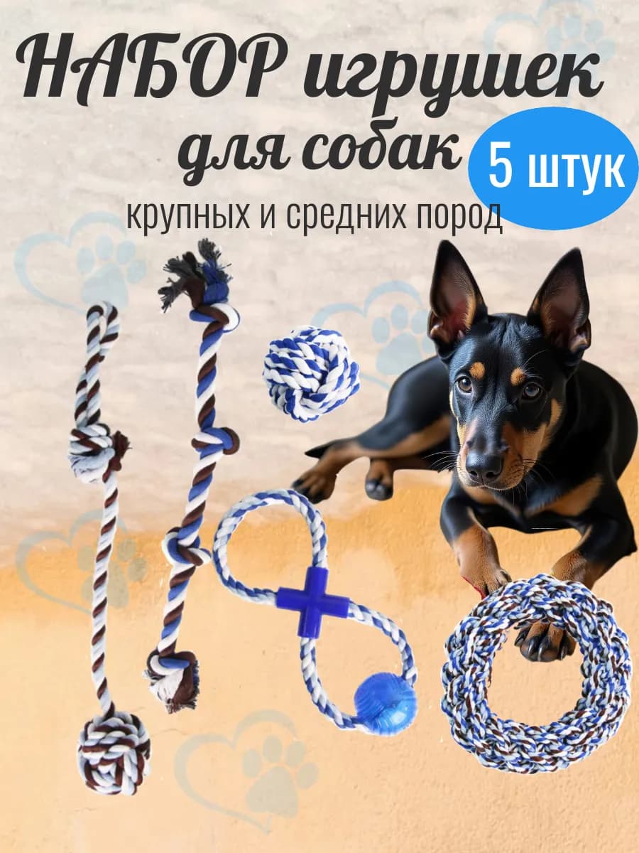 Набор игрушек для крупных собак - фото 1