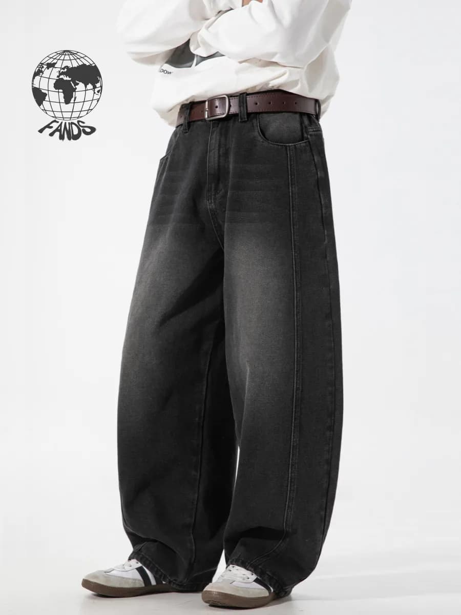 Широкие джинсы багги - фото 1