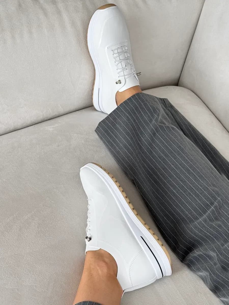 Кроссовки спортивные на платформе летние