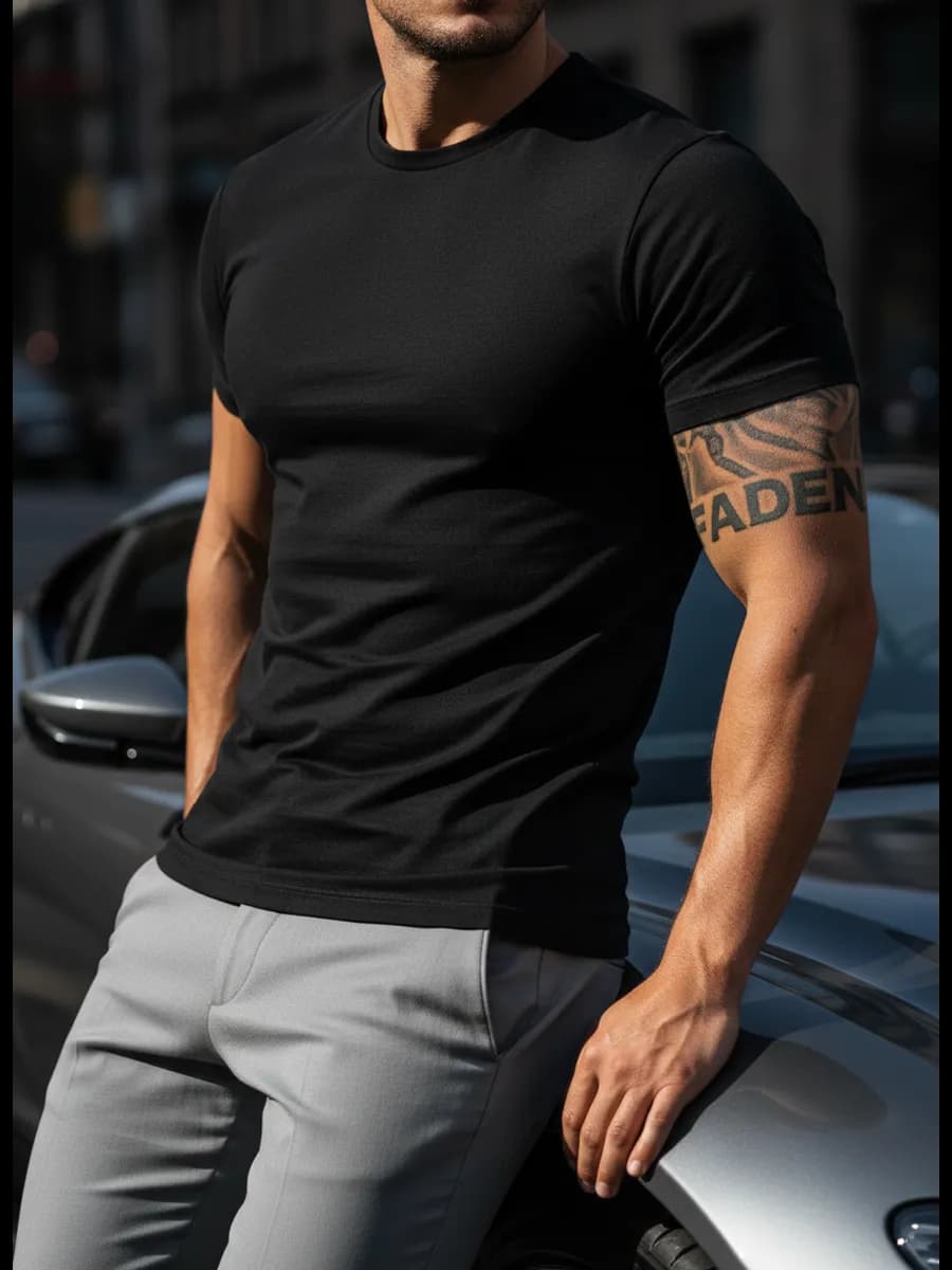 Футболка базовая хлопок