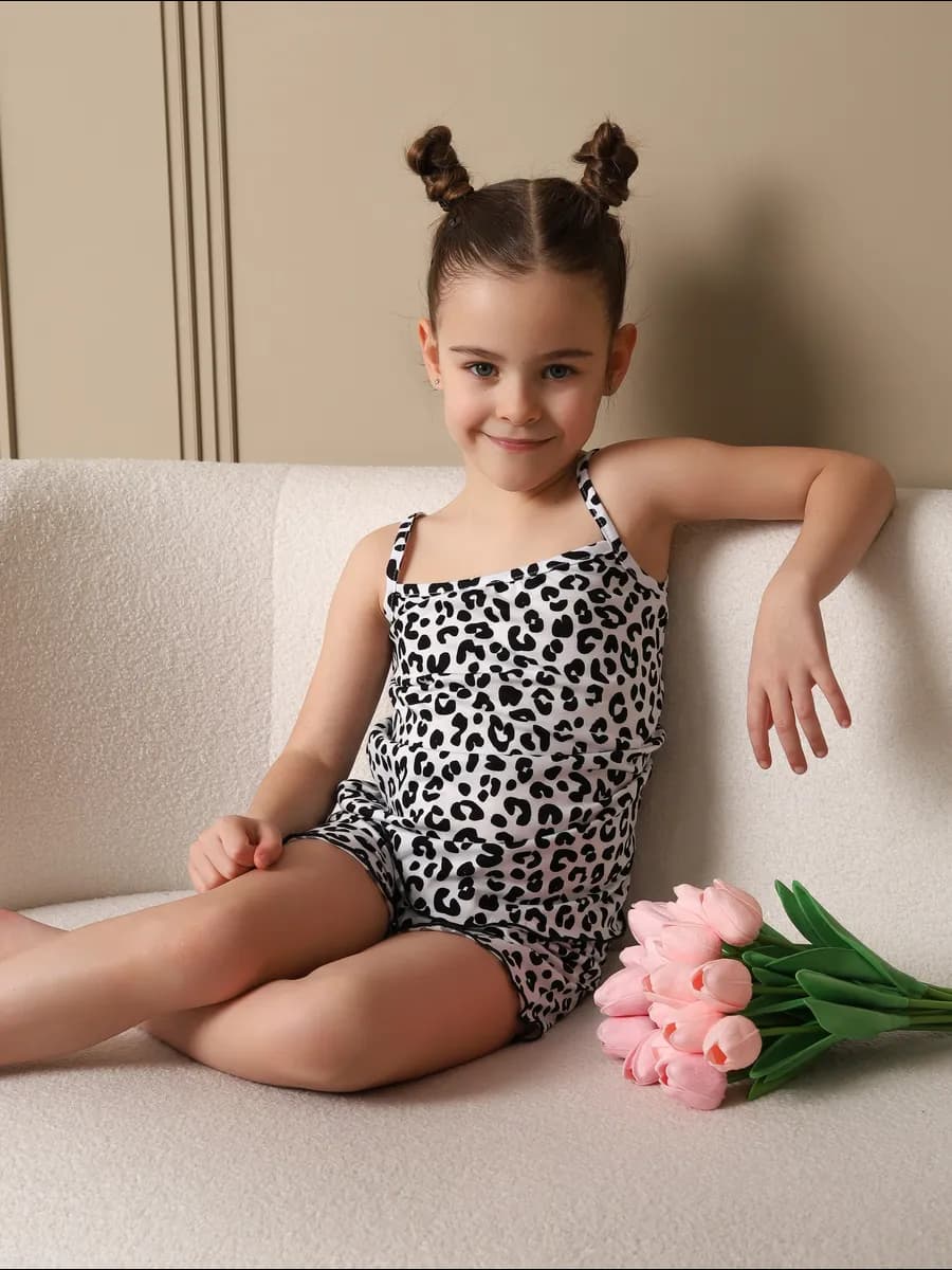 Пижама детская трикотажная с шортами