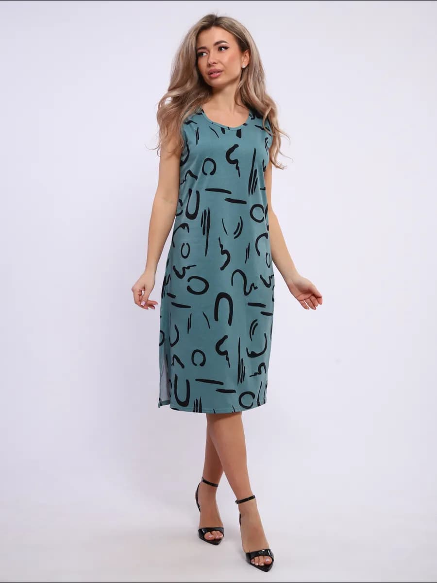 Платье домашнее больших размеров