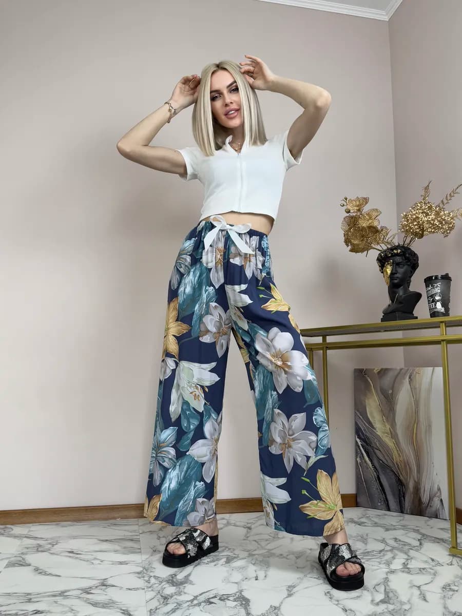 Брюки штапель женские