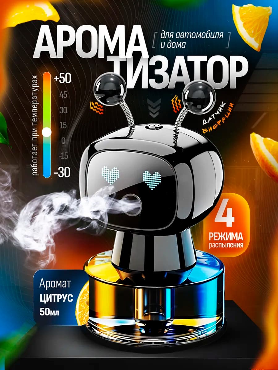 Автоматический ароматизатор в машину робот умный