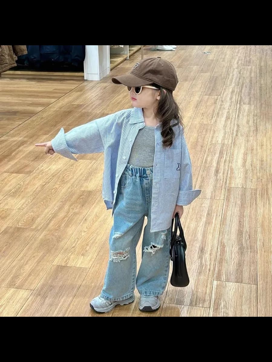 Модный Костюм джинсовый с топом