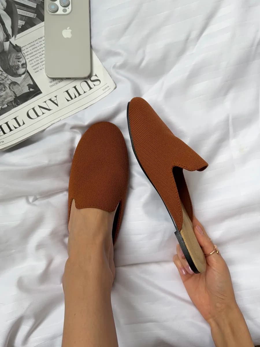 Мюли с закрытым носом летние