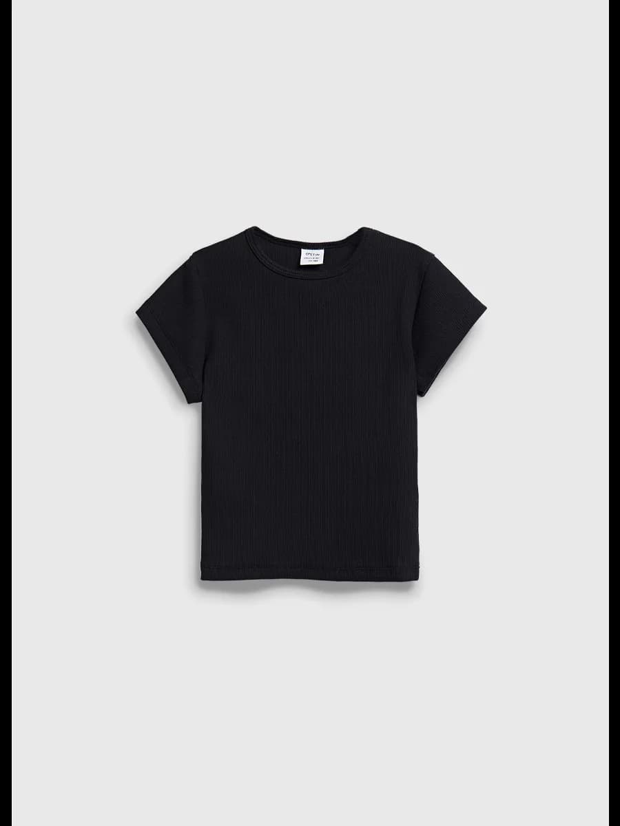 Футболка подростковая черная 100% хлопок