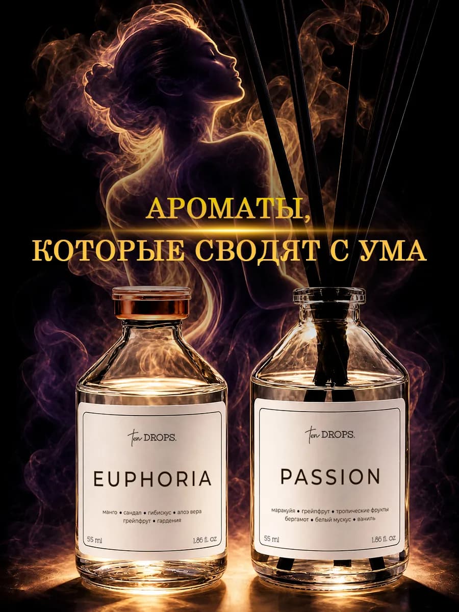 Диффузор для дома с палочками 2 шт