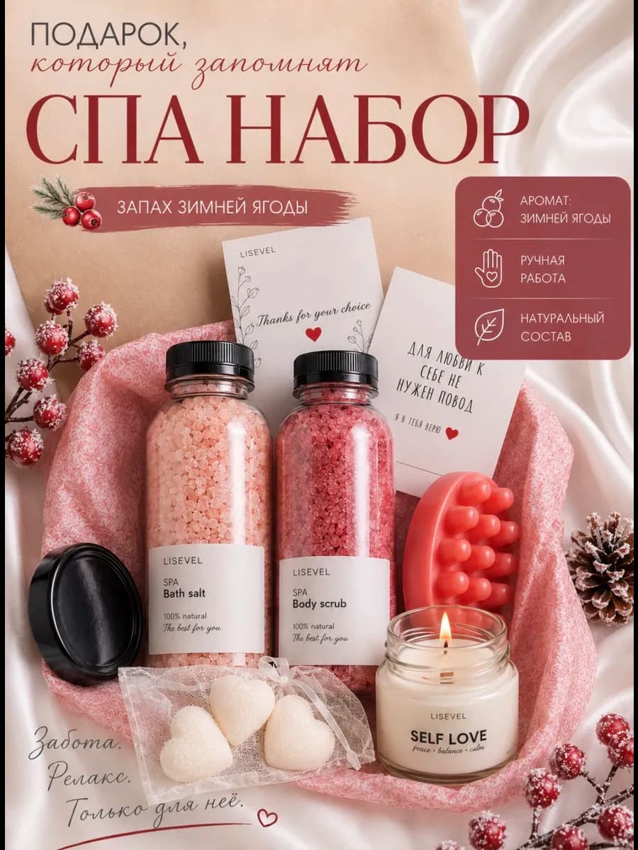 Подарочный спа-набор косметики для тела