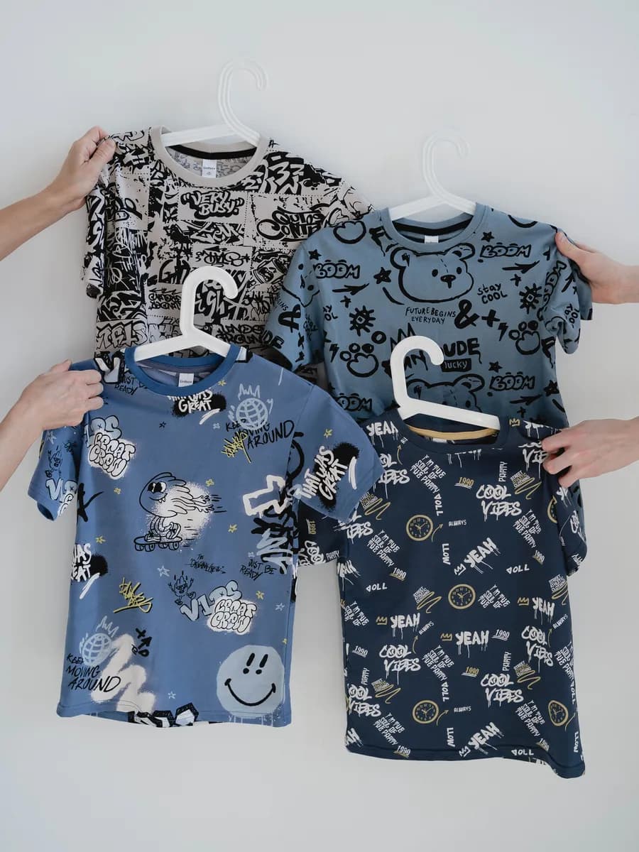 Футболка хлопок набор 4 шт